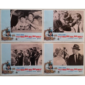 Its a Mad Mad Mad Mad World - Original Re-issue 1970 Lobby Card Set x 8